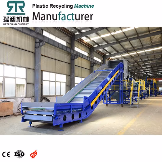 Hochleistungs-Abfallwaschanlage für Plastikflaschen, PET-Recyclingmaschine