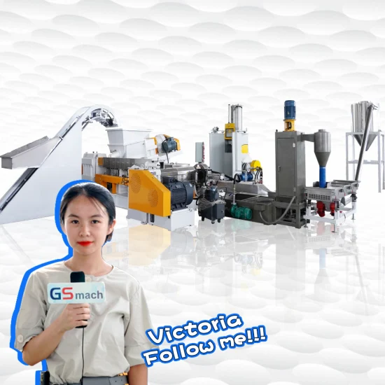 CaCO3-Füllstoff-Masterbatch-Herstellungsmaschine, zweistufige Extruder-Maschine, Kunststoff-Granulat-Maschine