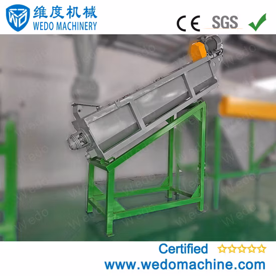 Hochwertige, professionelle Kunststoff-HDPE-Flaschenflocken für Haustiere, PP-LLDPE-Gewebebeutel, landwirtschaftliche Folie, Zerkleinerung, Waschen, Pelletieren, Kunststoff-Haustierflaschen-Recyclingmaschine